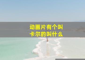 动画片有个叫卡尔的叫什么