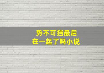 势不可挡最后在一起了吗小说