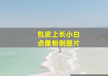 包皮上长小白点像粉刺图片