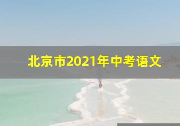 北京市2021年中考语文