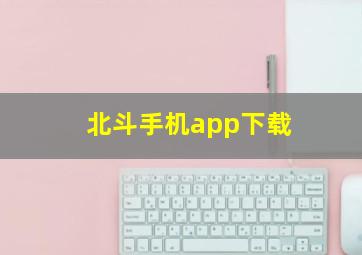 北斗手机app下载