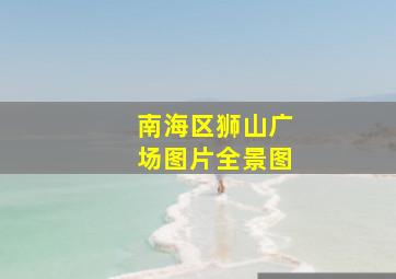 南海区狮山广场图片全景图