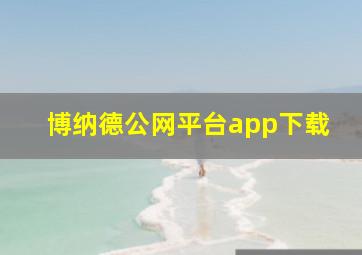 博纳德公网平台app下载