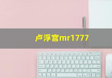 卢浮宫mr1777