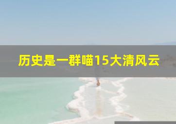 历史是一群喵15大清风云