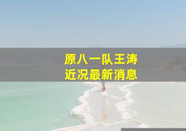 原八一队王涛近况最新消息