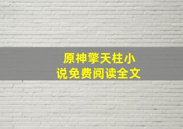 原神擎天柱小说免费阅读全文