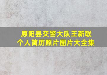 原阳县交警大队王新联个人简历照片图片大全集