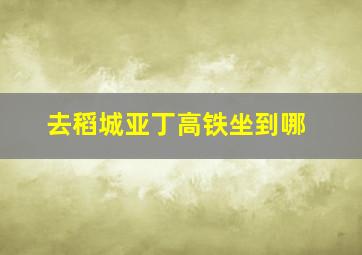 去稻城亚丁高铁坐到哪