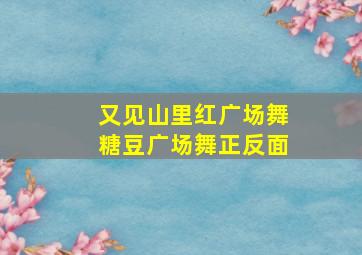 又见山里红广场舞糖豆广场舞正反面