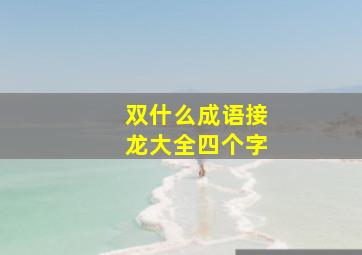 双什么成语接龙大全四个字