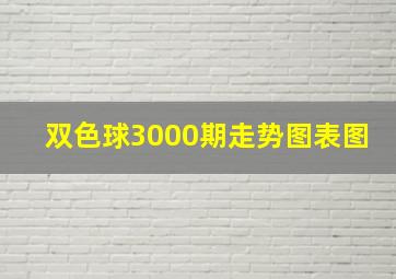 双色球3000期走势图表图