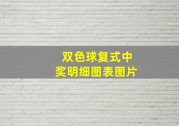 双色球复式中奖明细图表图片