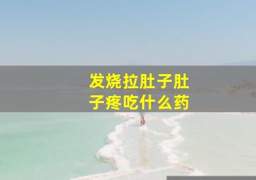 发烧拉肚子肚子疼吃什么药