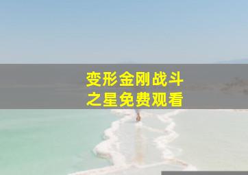 变形金刚战斗之星免费观看