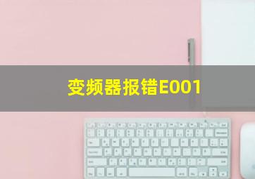 变频器报错E001