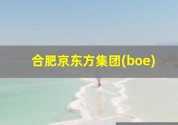 合肥京东方集团(boe)