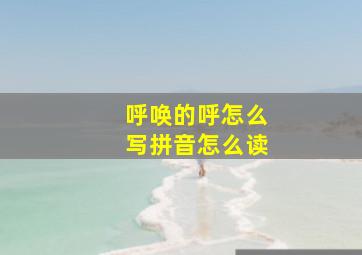 呼唤的呼怎么写拼音怎么读