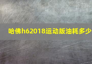 哈佛h62018运动版油耗多少