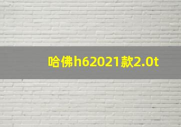 哈佛h62021款2.0t