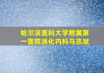 哈尔滨医科大学附属第一医院消化内科马志斌