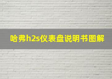 哈弗h2s仪表盘说明书图解