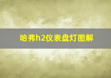 哈弗h2仪表盘灯图解