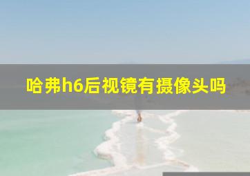 哈弗h6后视镜有摄像头吗