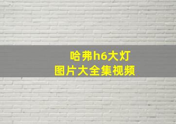 哈弗h6大灯图片大全集视频