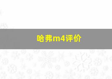 哈弗m4评价