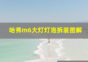 哈弗m6大灯灯泡拆装图解