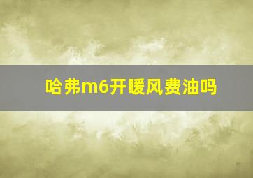 哈弗m6开暖风费油吗