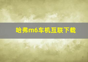 哈弗m6车机互联下载