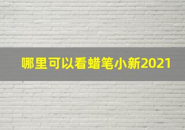 哪里可以看蜡笔小新2021