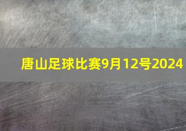 唐山足球比赛9月12号2024