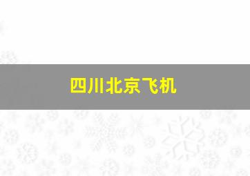 四川北京飞机