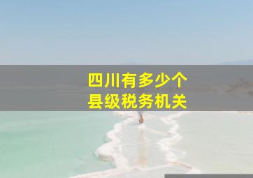 四川有多少个县级税务机关