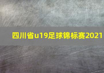 四川省u19足球锦标赛2021