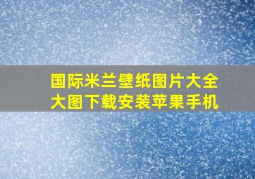 国际米兰壁纸图片大全大图下载安装苹果手机