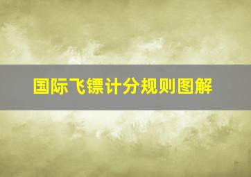 国际飞镖计分规则图解