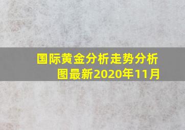 国际黄金分析走势分析图最新2020年11月