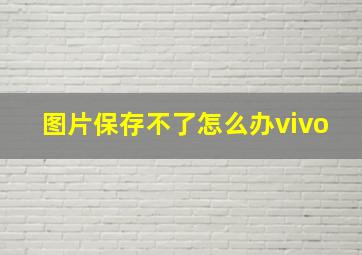 图片保存不了怎么办vivo