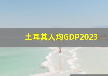 土耳其人均GDP2023