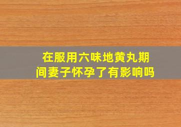 在服用六味地黄丸期间妻子怀孕了有影响吗