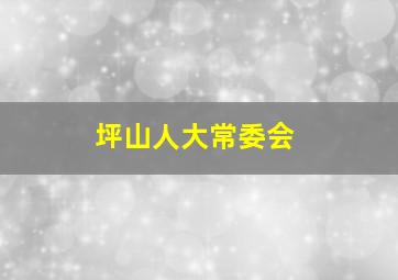 坪山人大常委会