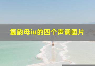 复韵母iu的四个声调图片