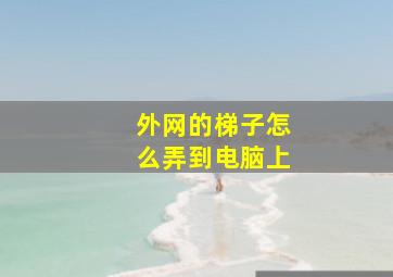 外网的梯子怎么弄到电脑上