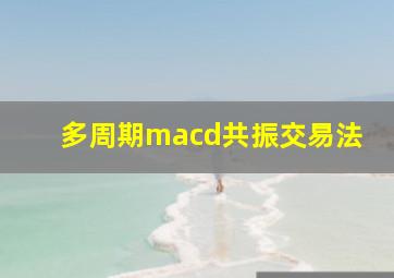 多周期macd共振交易法