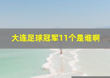 大连足球冠军11个是谁啊