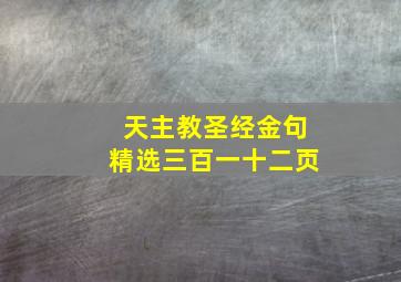 天主教圣经金句精选三百一十二页